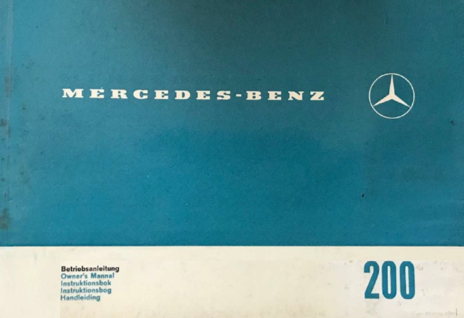 mercedes-benz w110 ouners manual